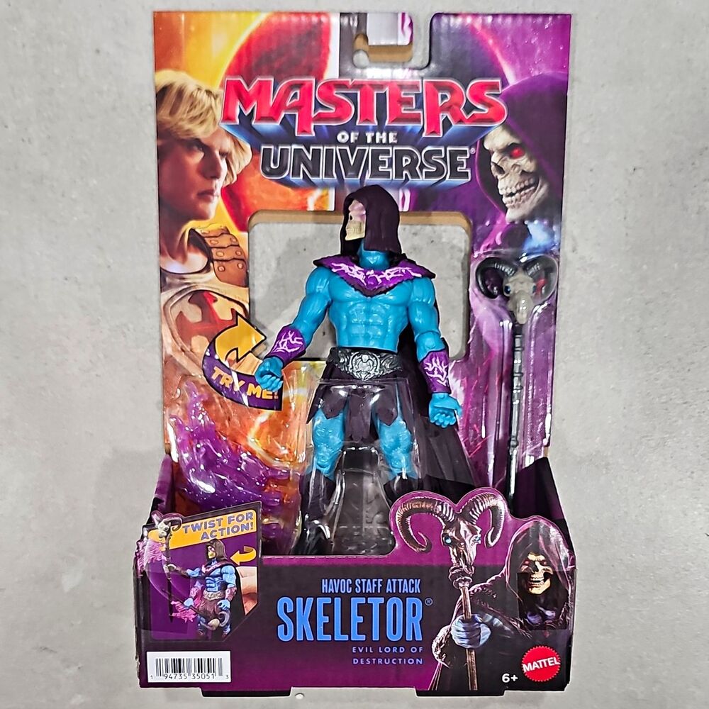 Mattel Masters of the Universe Skeletor Havoc Staff Attack Figure Staff 6+